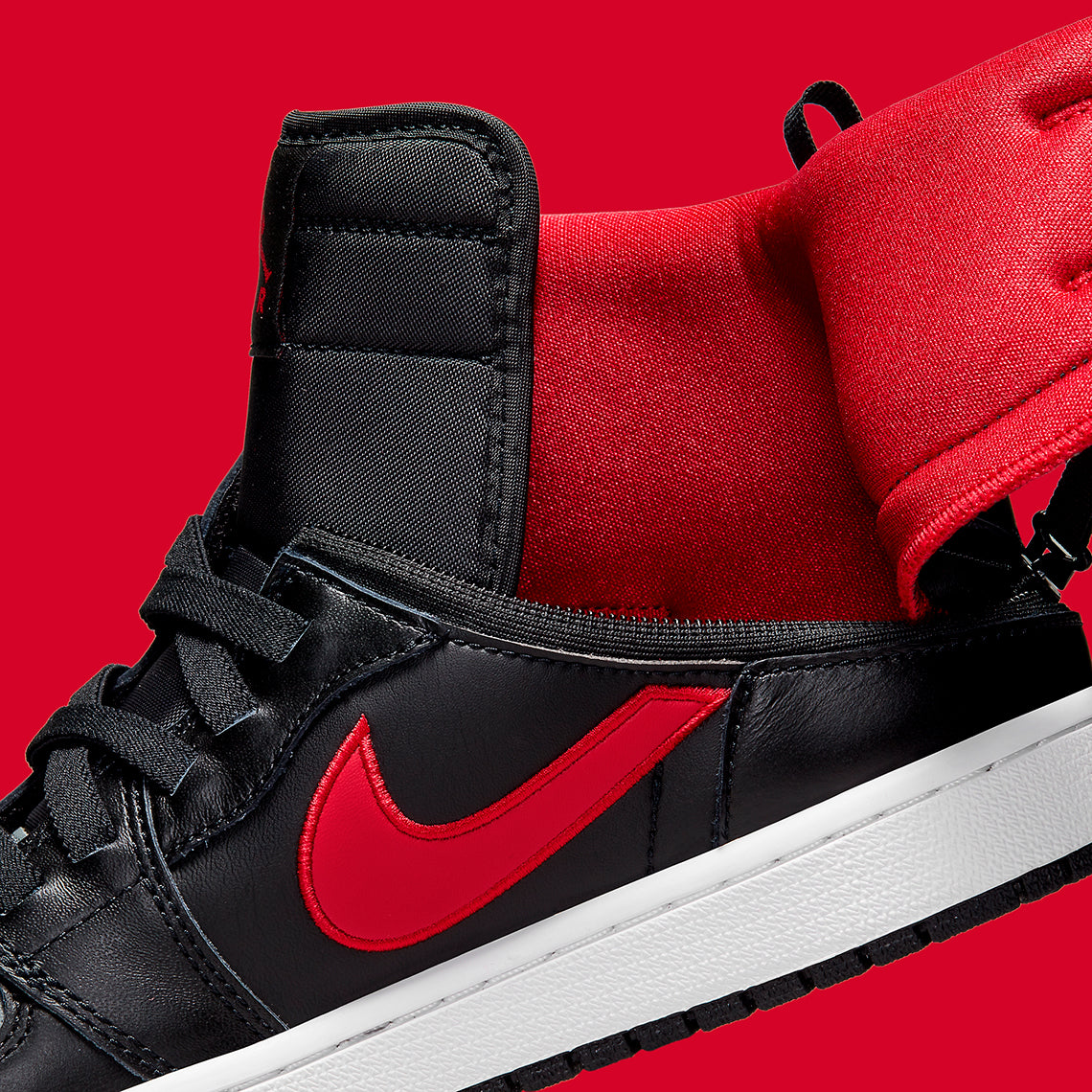 Jordan 1 High Flyease "Black Red Grey"