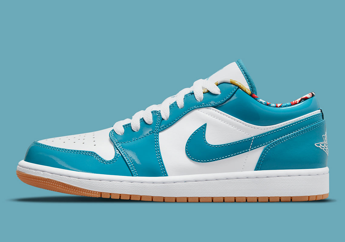 Jordan 1 Low "Barcelona Cyber Teal"