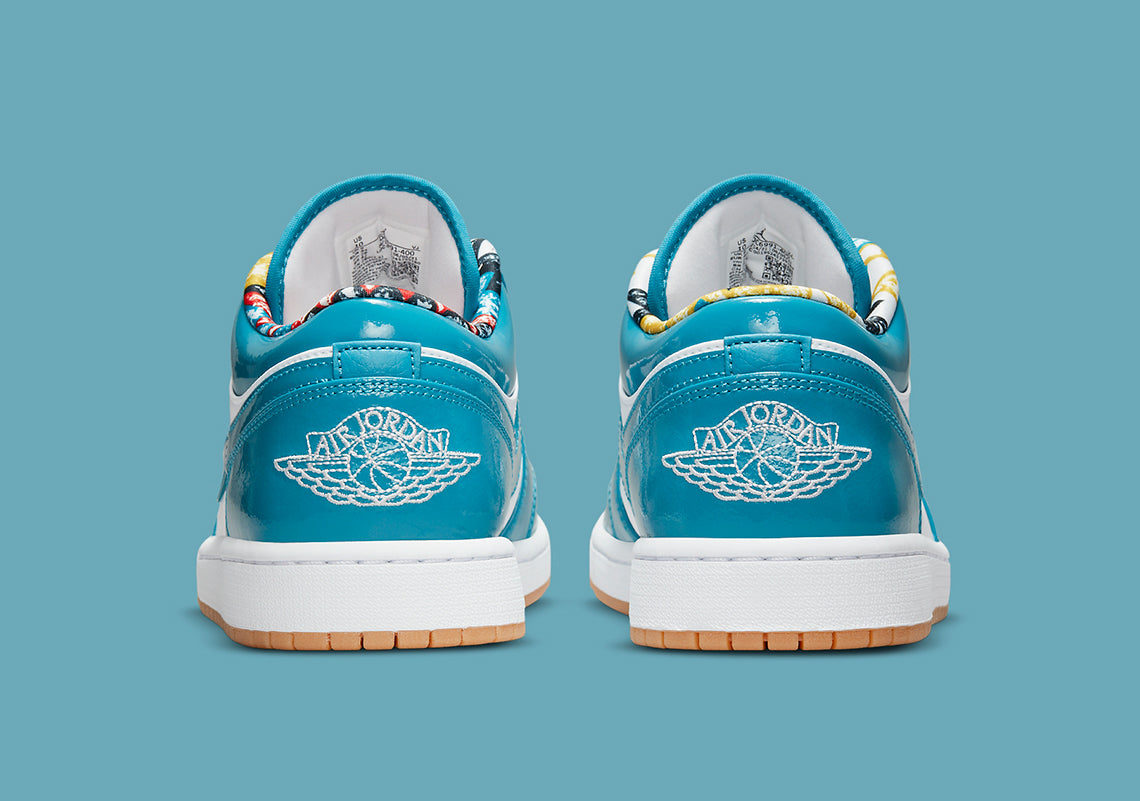 Jordan 1 Low "Barcelona Cyber Teal"