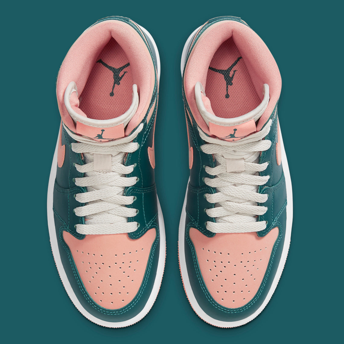 Jordan 1 Mid "Dark Teal Green" (W)