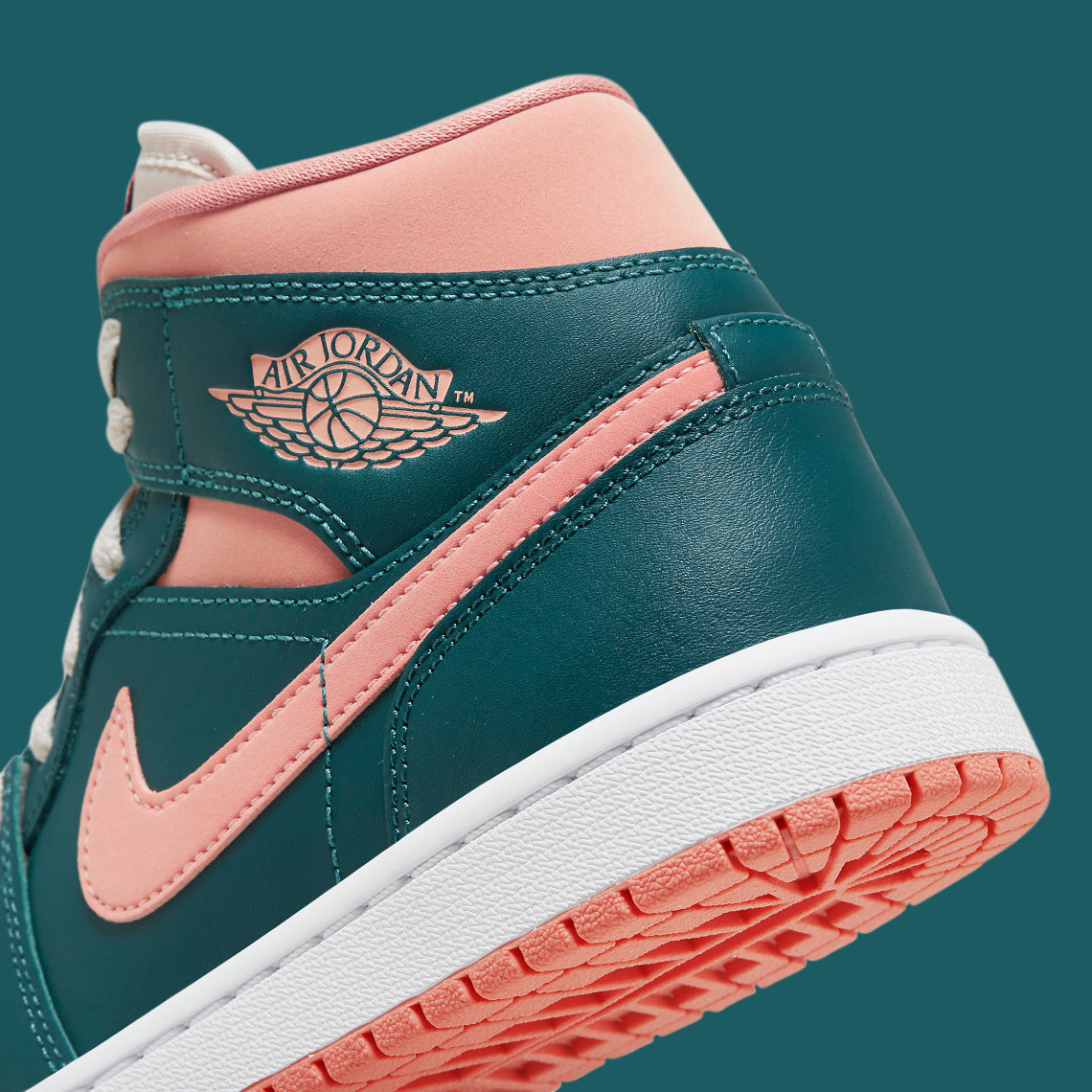 Jordan 1 Mid "Dark Teal Green" (W)