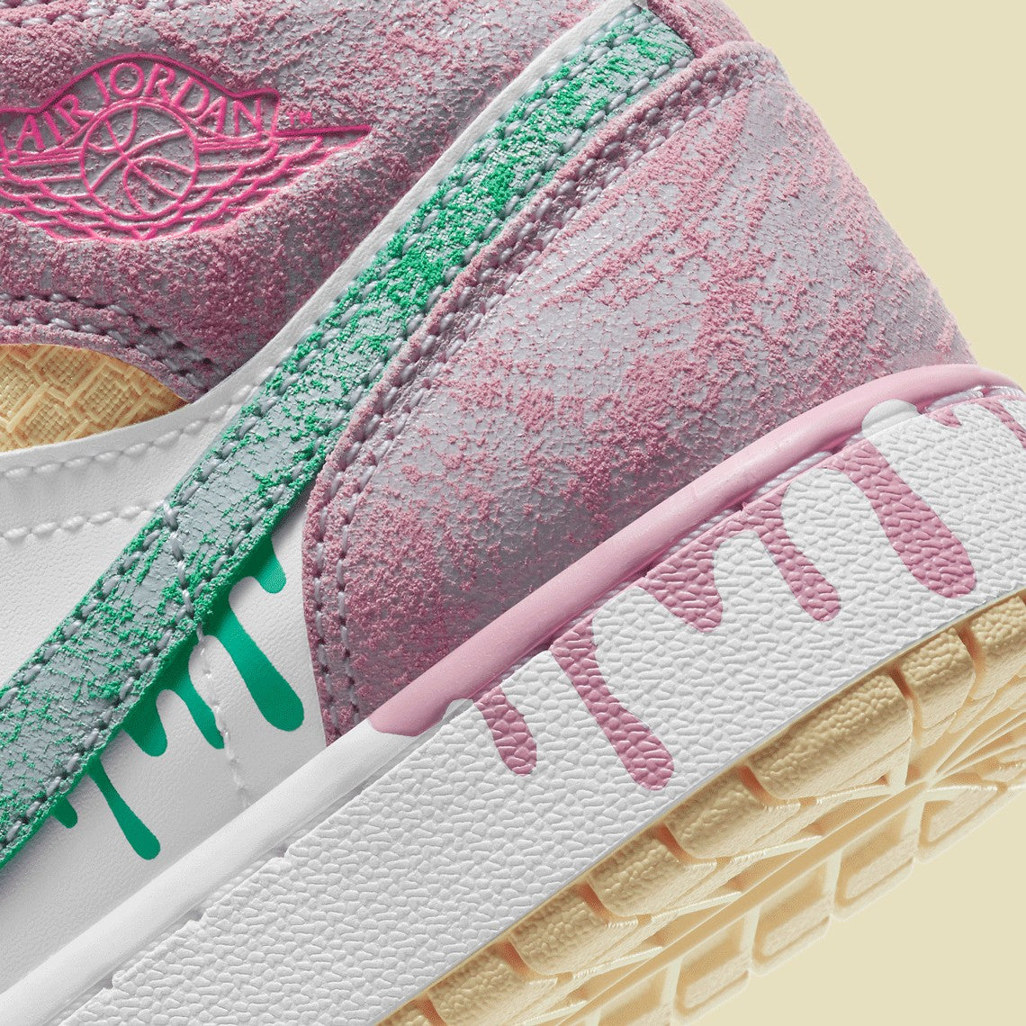 Jordan 1 Mid "Paint Drip"