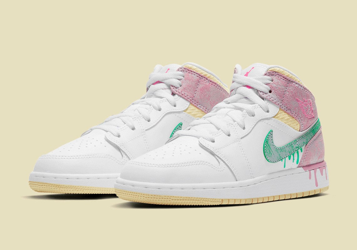 Jordan 1 Mid "Paint Drip"