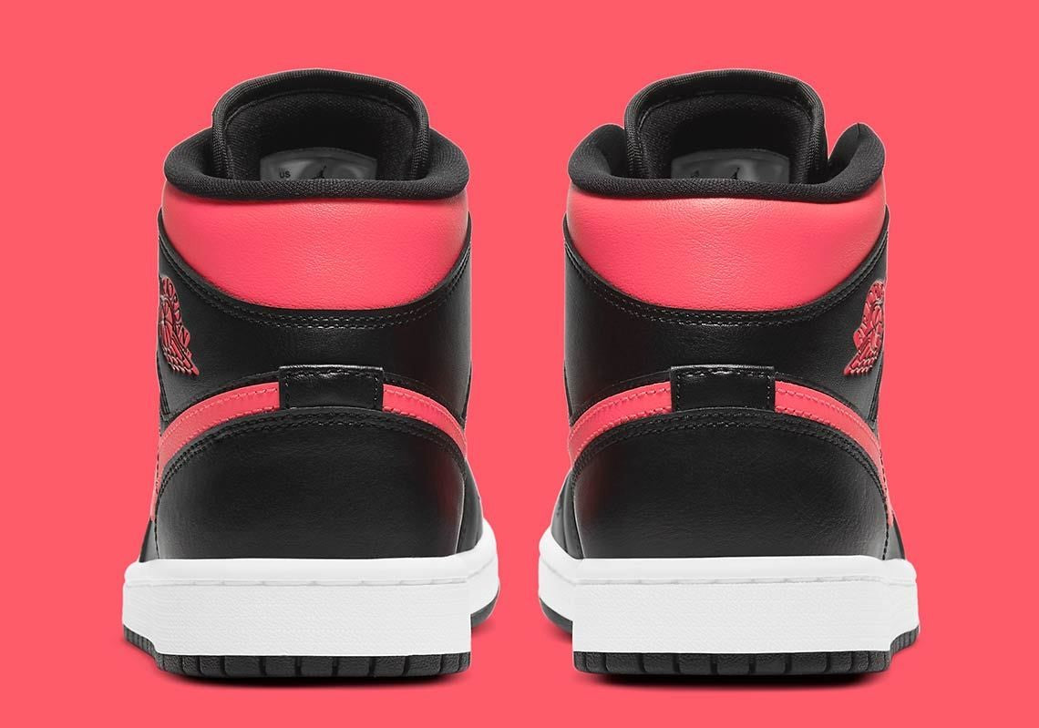 Jordan 1 Mid "Siren Red-White" (W)