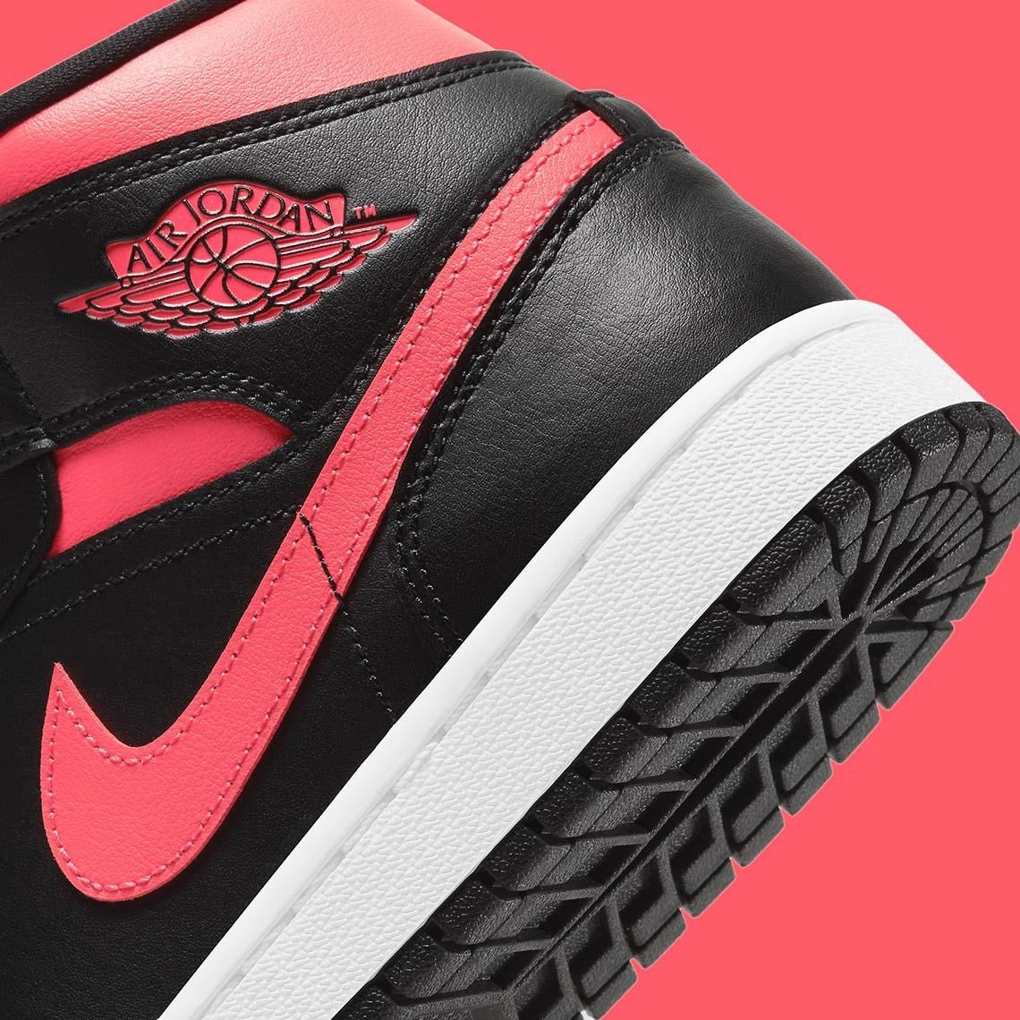 Jordan 1 Mid "Siren Red-White" (W)