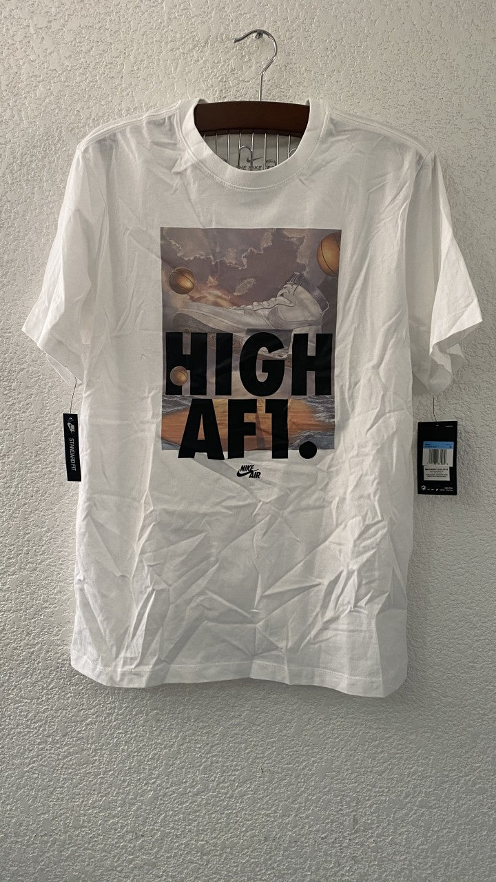 Playera Nike High AF1 (White)