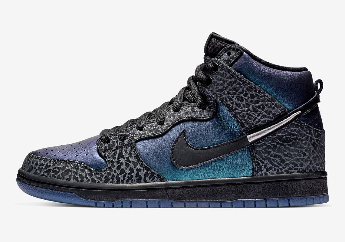 Nike SB Dunk High "Black Sheep Hornet"