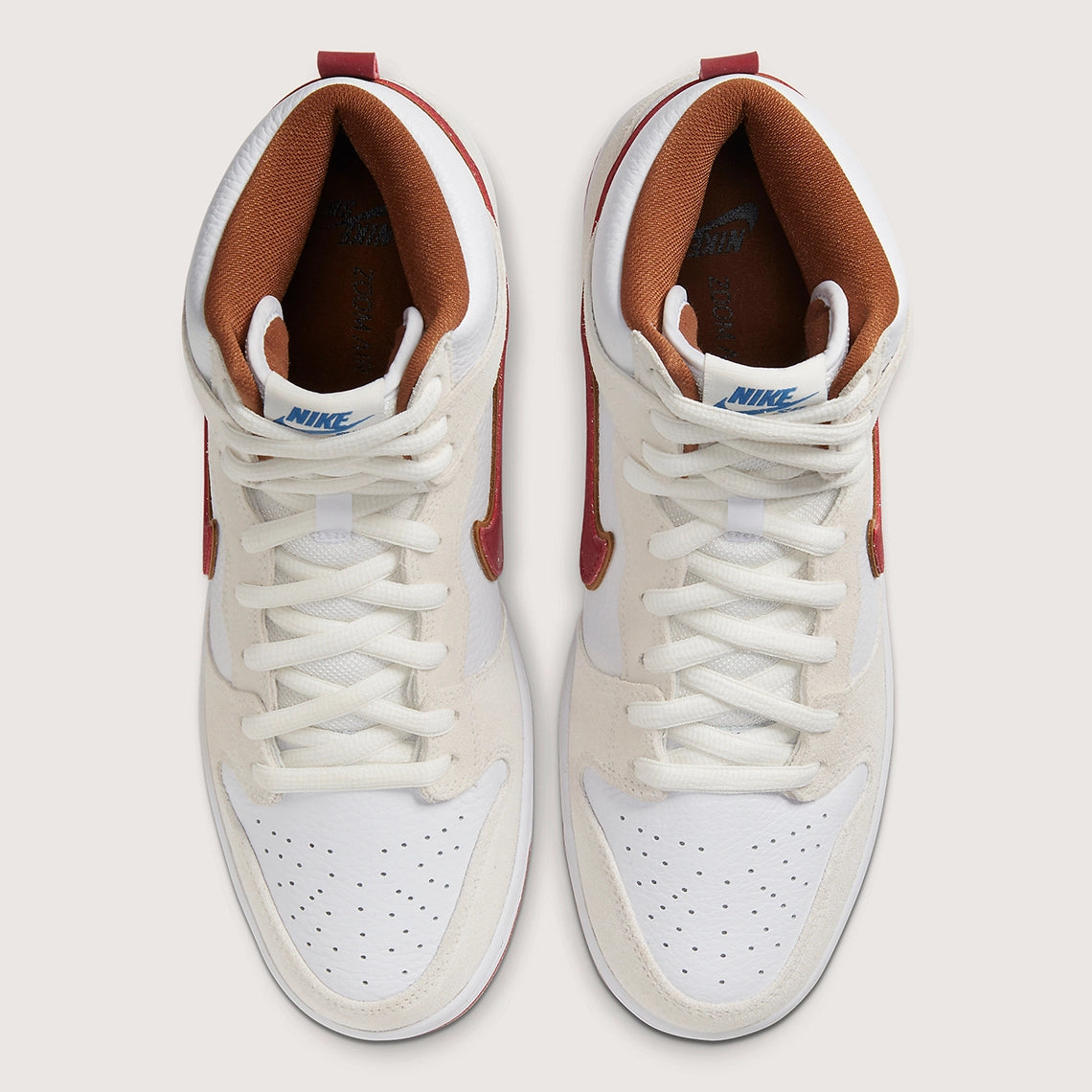 Nike SB Dunk High "Sail Bright Crimson"