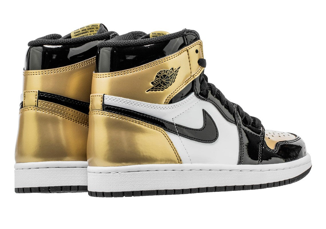 Jordan 1 High "Patent Gold Toe"