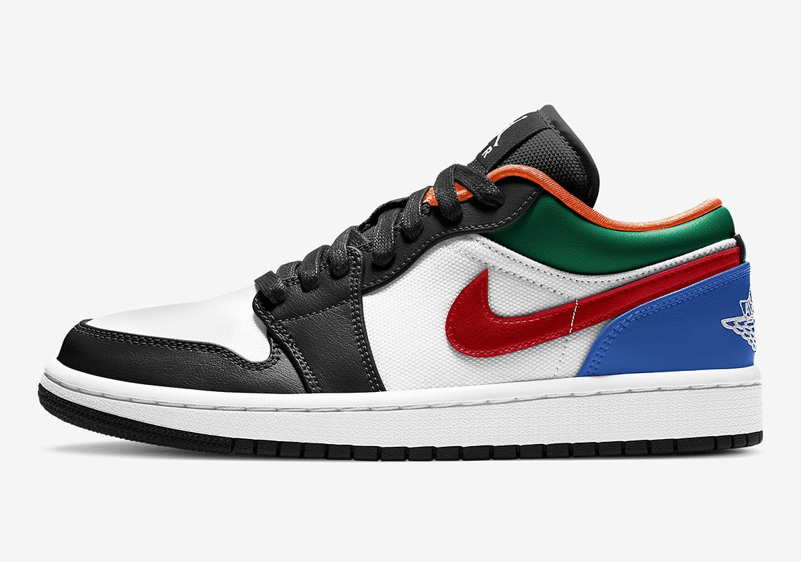 Jordan 1 Low "Multicolor Black Toe" W