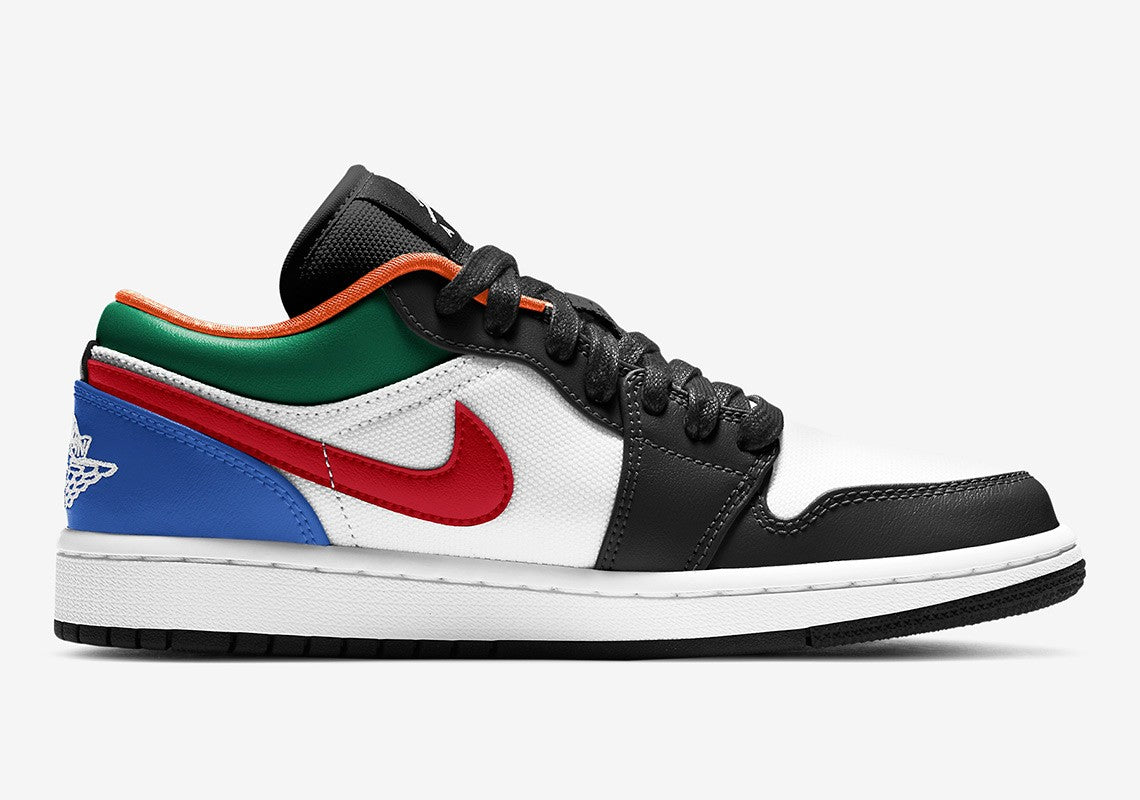 Jordan 1 Low "Multicolor Black Toe" W
