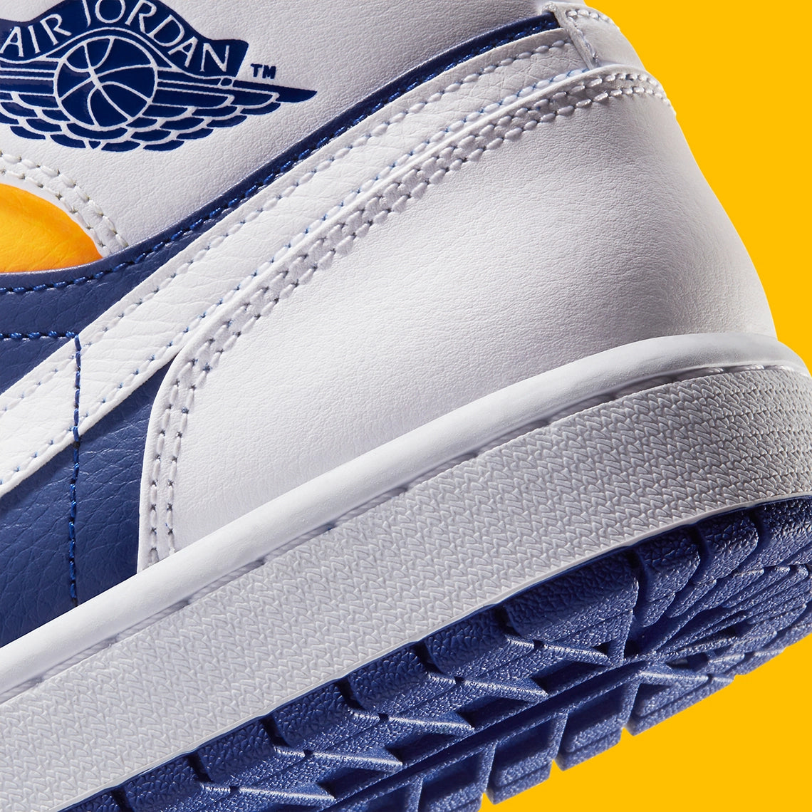 Jordan 1 Mid Royal Blue Laser Orange