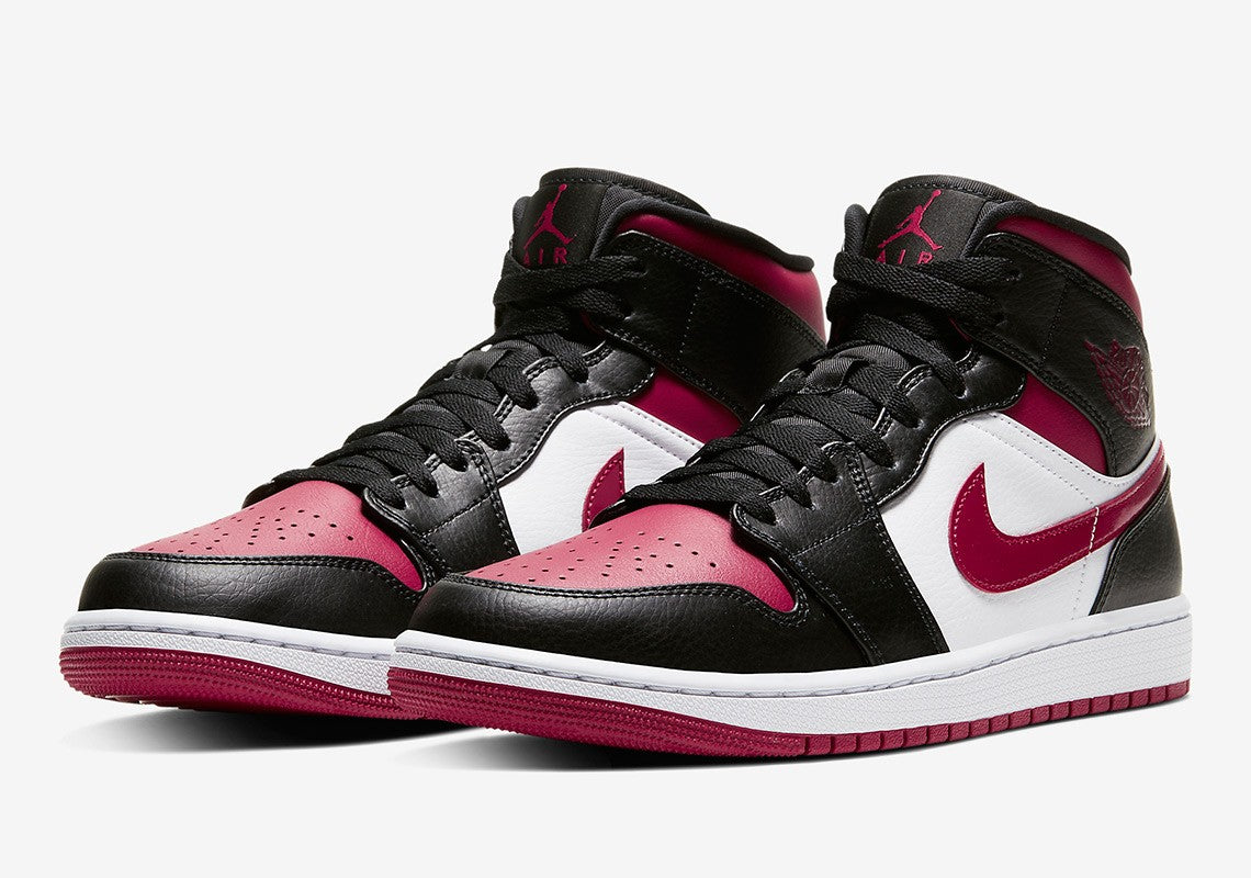 Jordan 1 Mid "Bred Toe"
