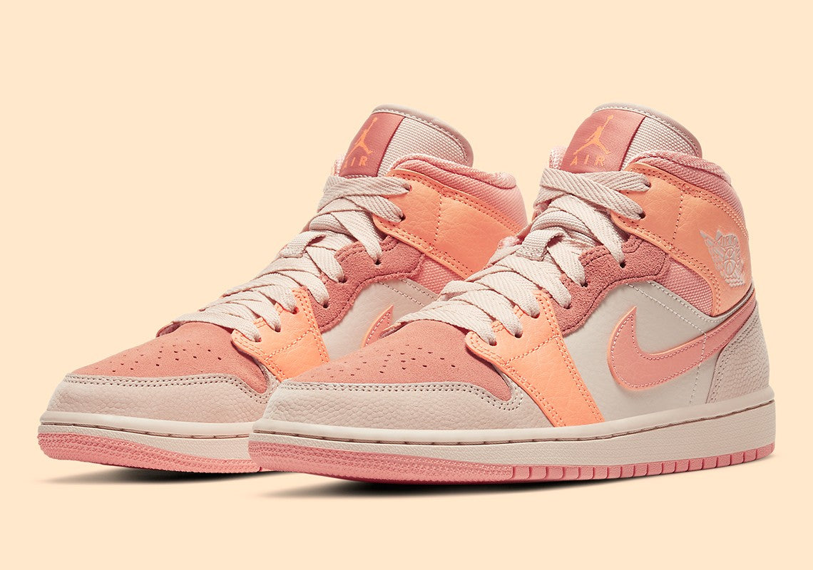 Jordan 1 Mid "Apricot Orange" (W)