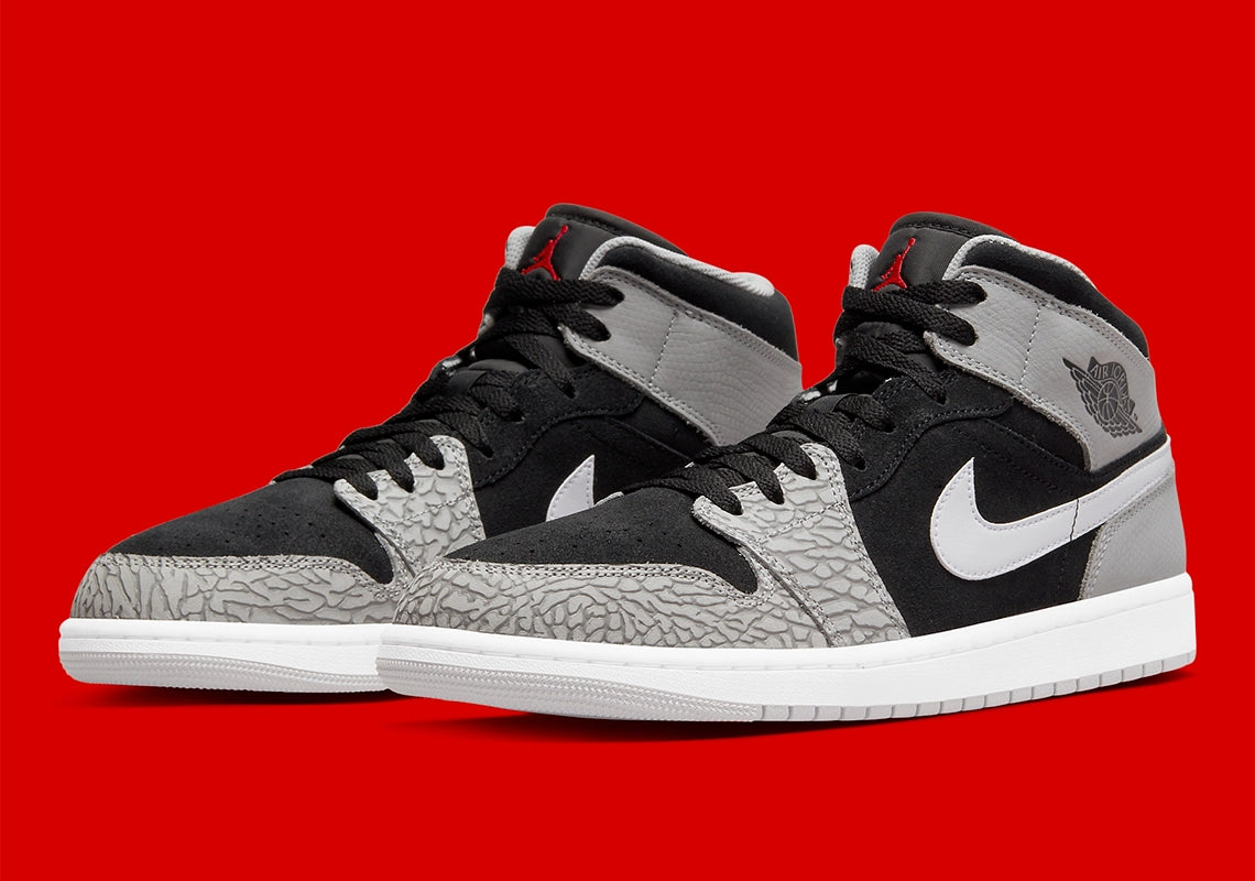 Jordan 1 Mid "Elephant Print"