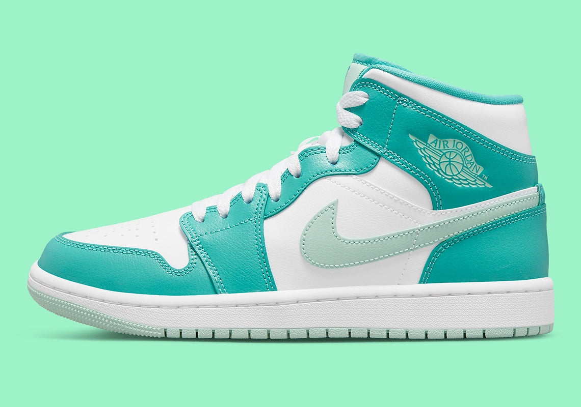 Jordan 1 Mid "Washed Teal" (W)