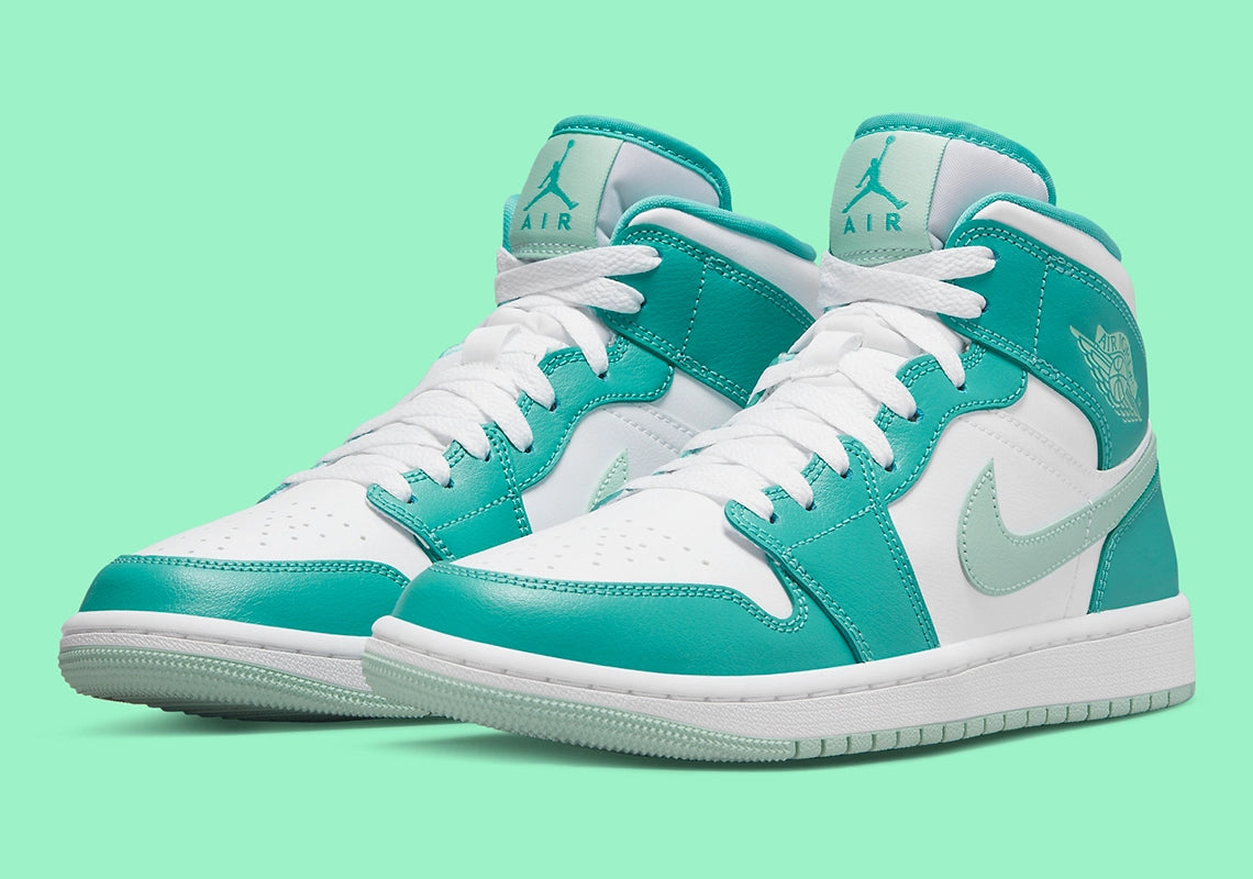 Jordan 1 Mid "Washed Teal" (W)