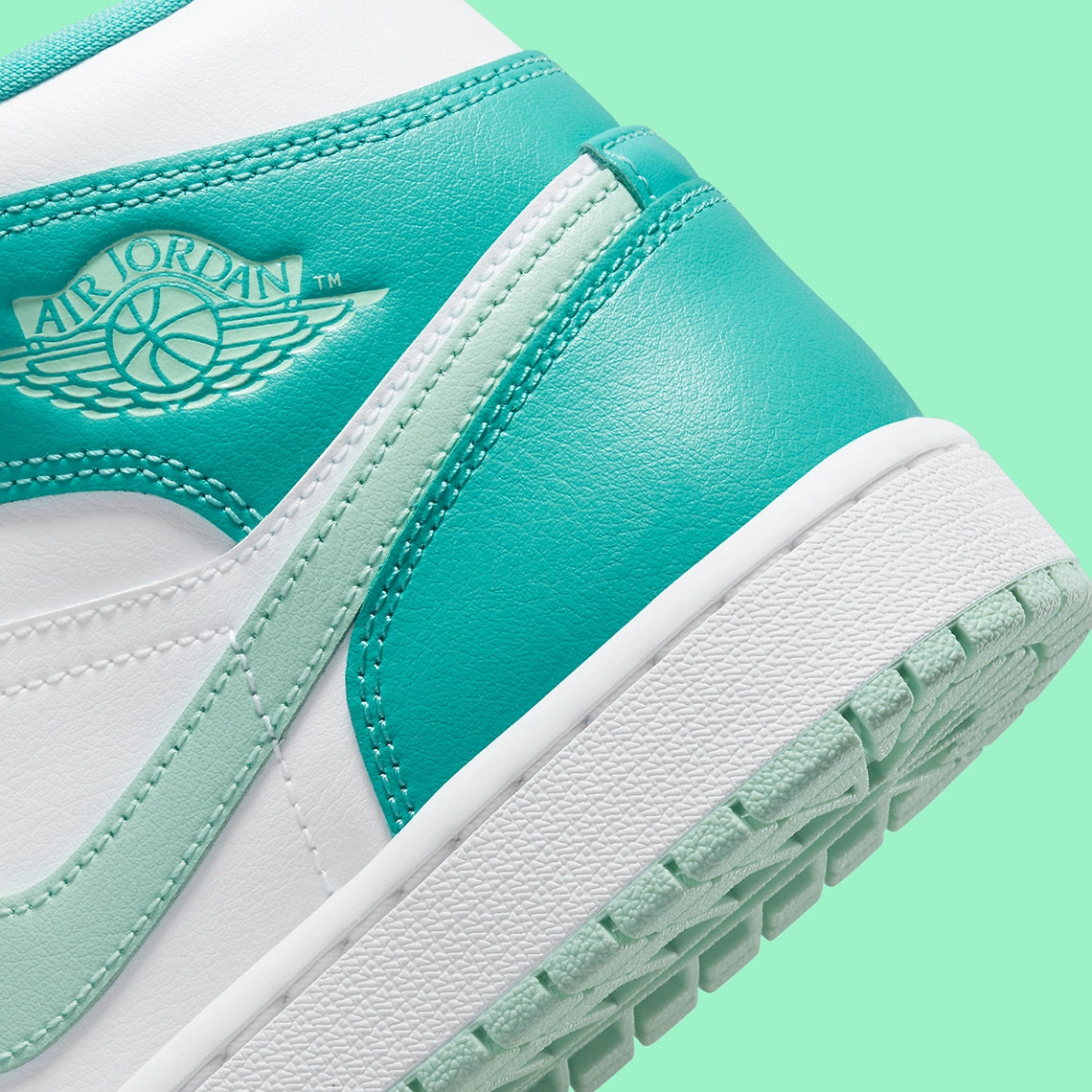 Jordan 1 Mid "Washed Teal" (W)