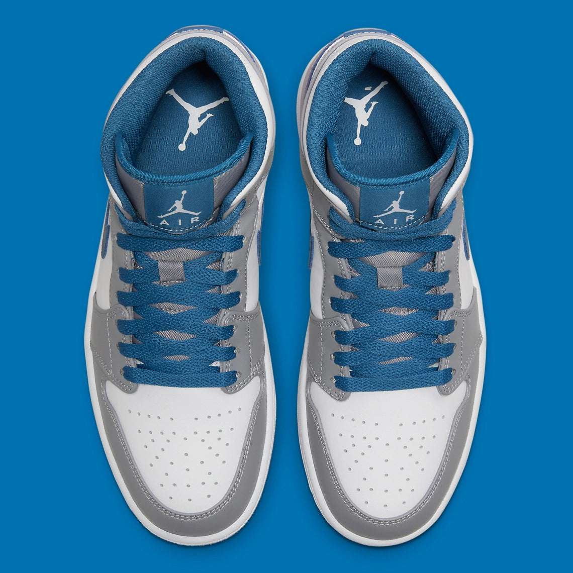 Jordan 1 Mid "True Blue"