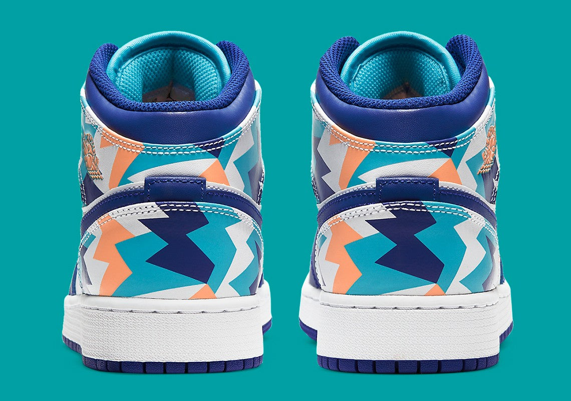Jordan 1 Mid "Geometric Print"