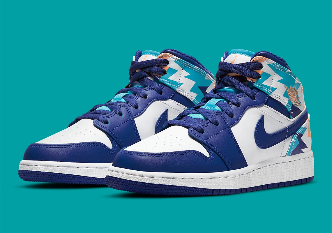 Jordan 1 Mid "Geometric Print"