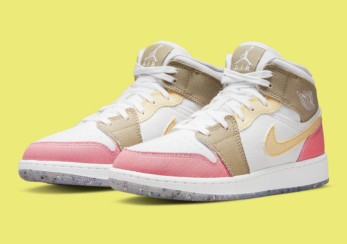 Jordan 1 Mid "Pastel Vivid Grind"