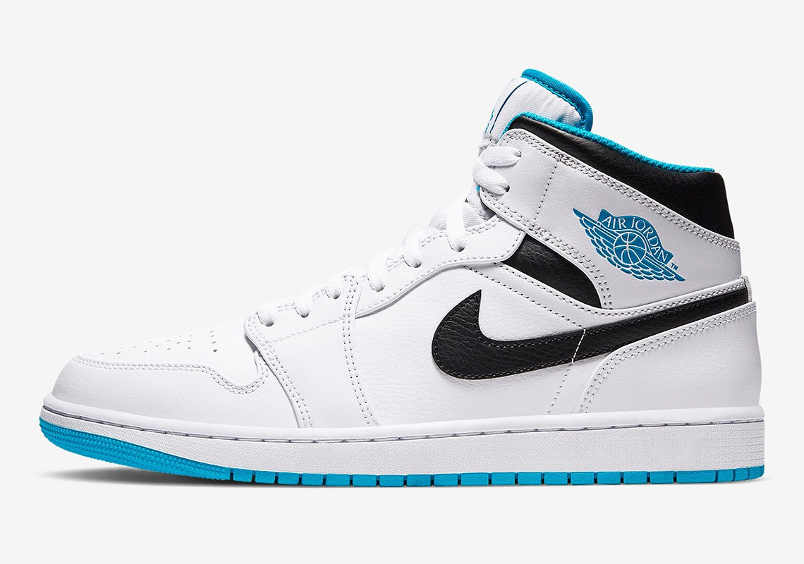 Jordan 1 Mid "Laser Blue"