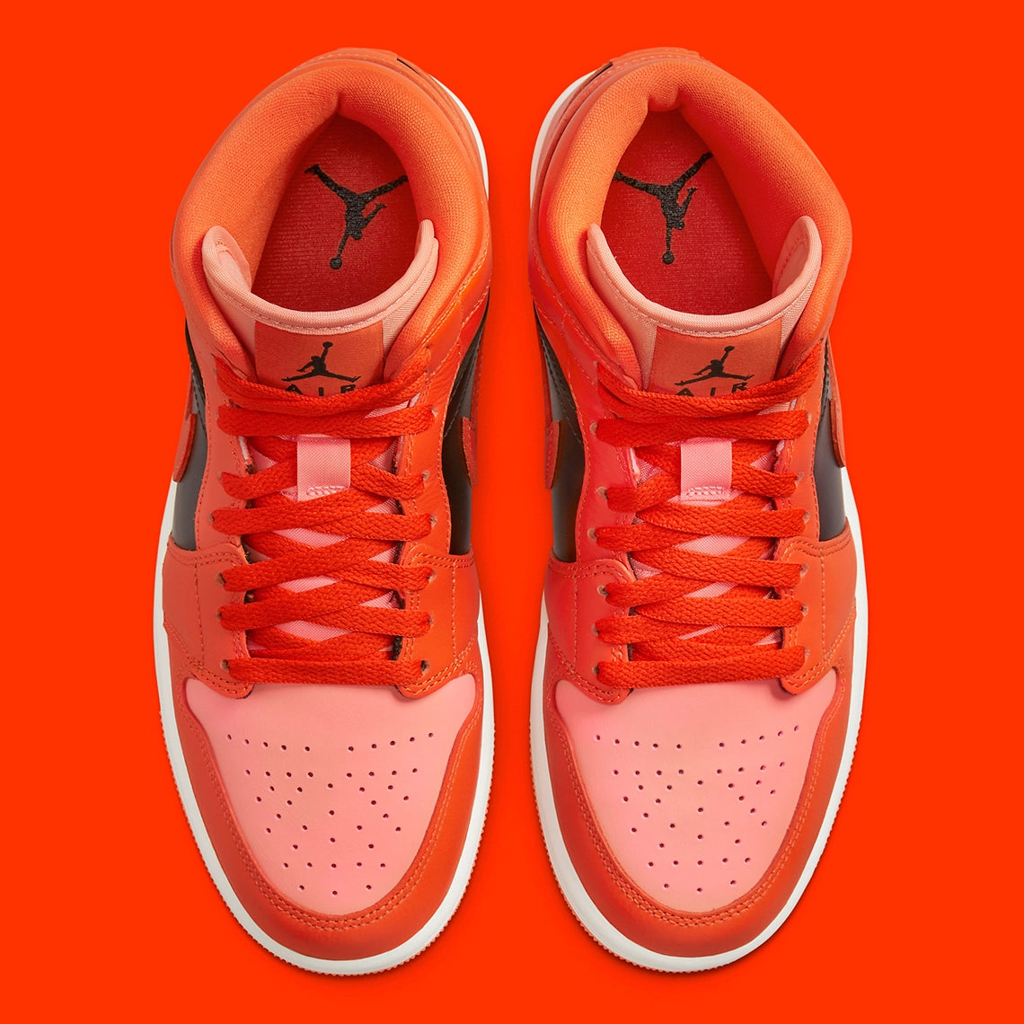 Jordan 1 Mid "Orange Black" (W)