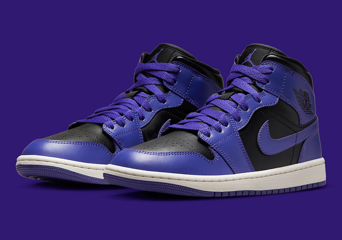 Jordan 1 Mid "Purple Black" (W)