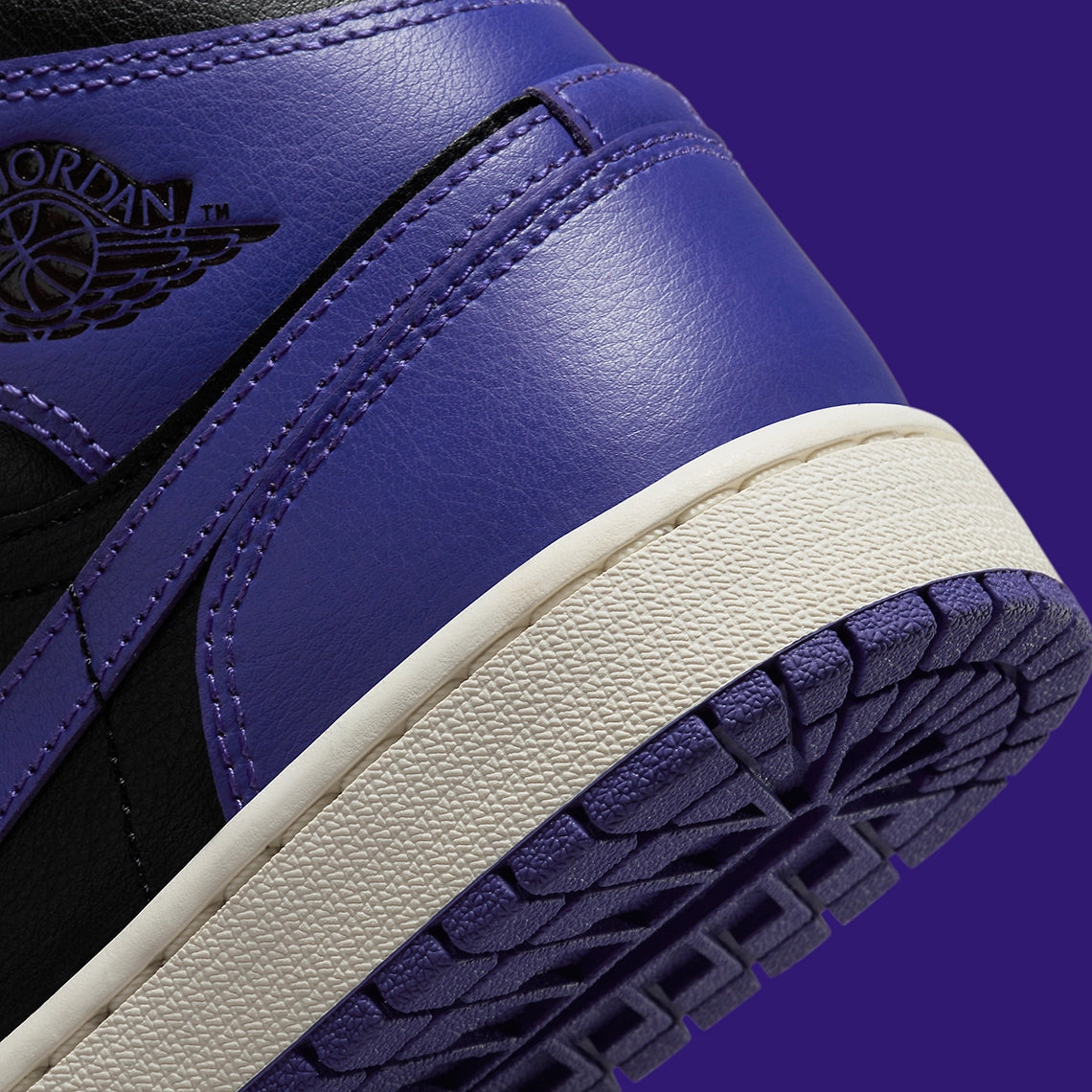 Jordan 1 Mid "Purple Black" (W)