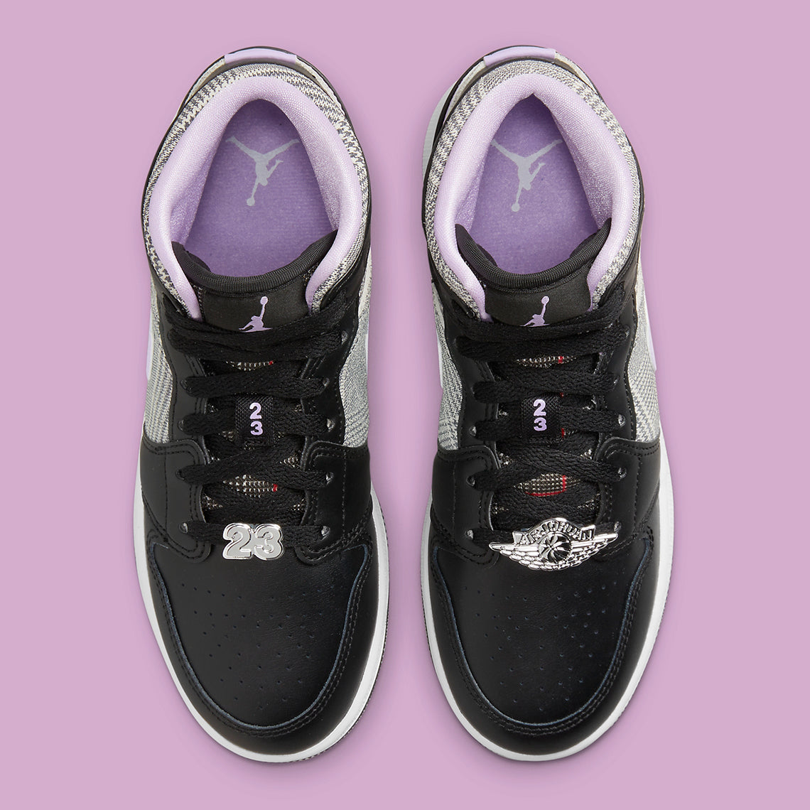 Jordan 1 Mid "Houndstooth"