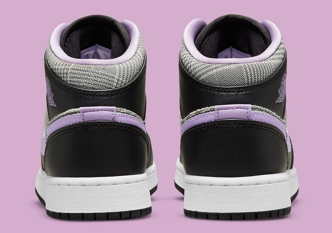 Jordan 1 Mid "Houndstooth"