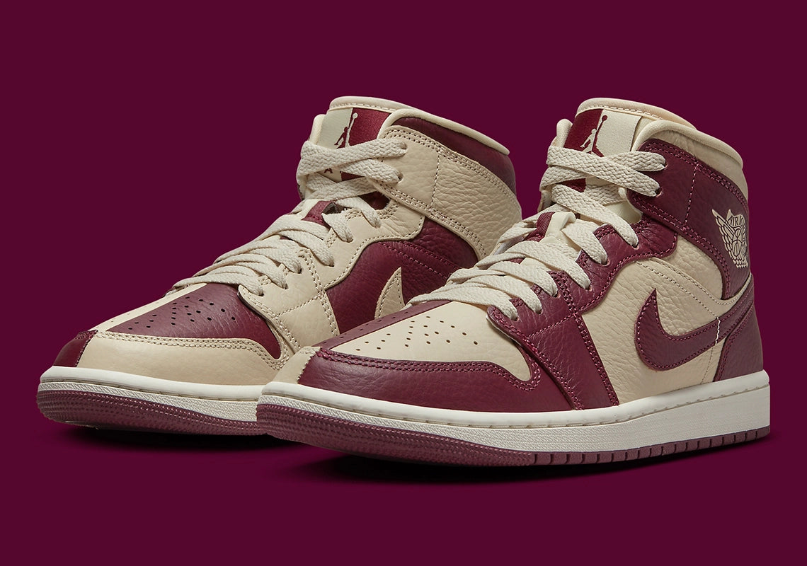 Jordan 1 Mid "Split Beach Cherrywood" (W)