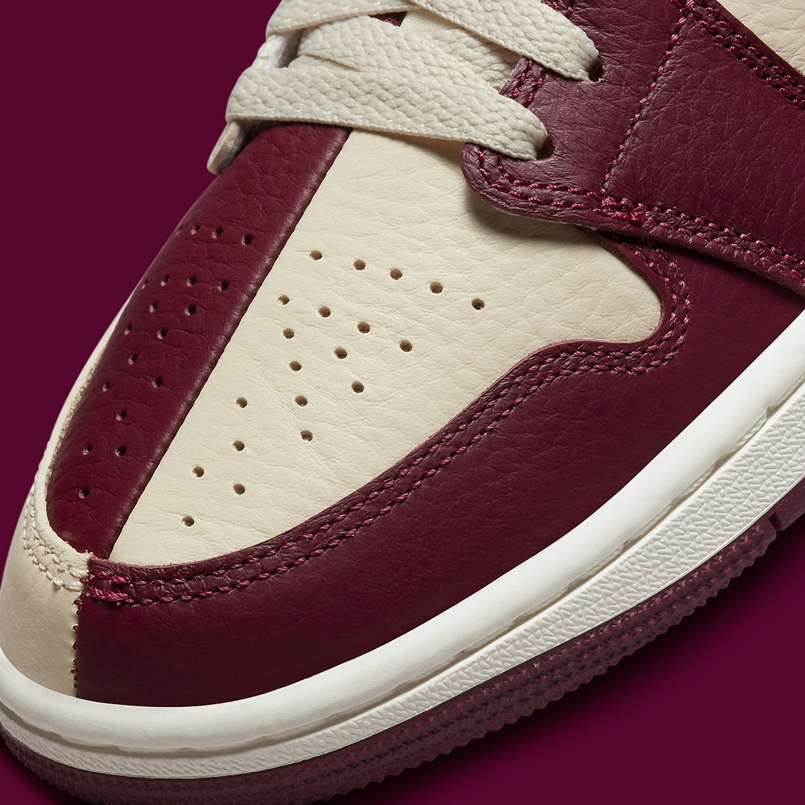 Jordan 1 Mid "Split Beach Cherrywood" (W)