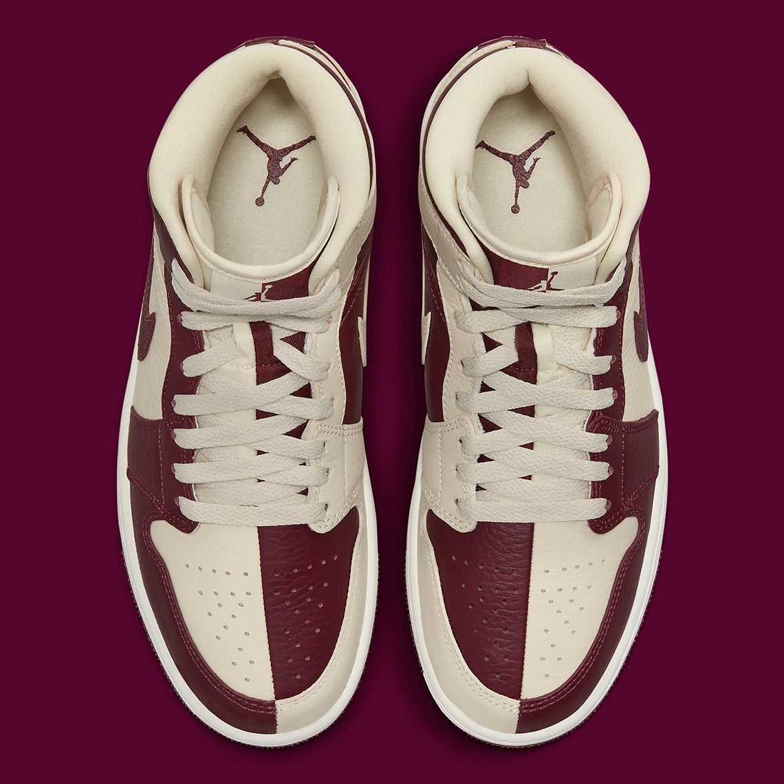 Jordan 1 Mid "Split Beach Cherrywood" (W)