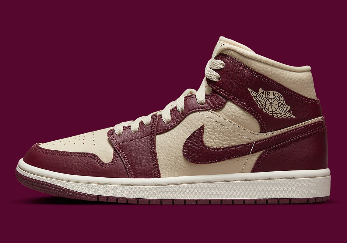 Jordan 1 Mid "Split Beach Cherrywood" (W)