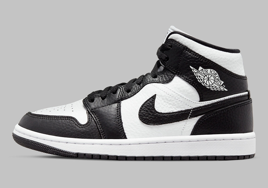 Jordan 1 Mid "Split Black White" (W)