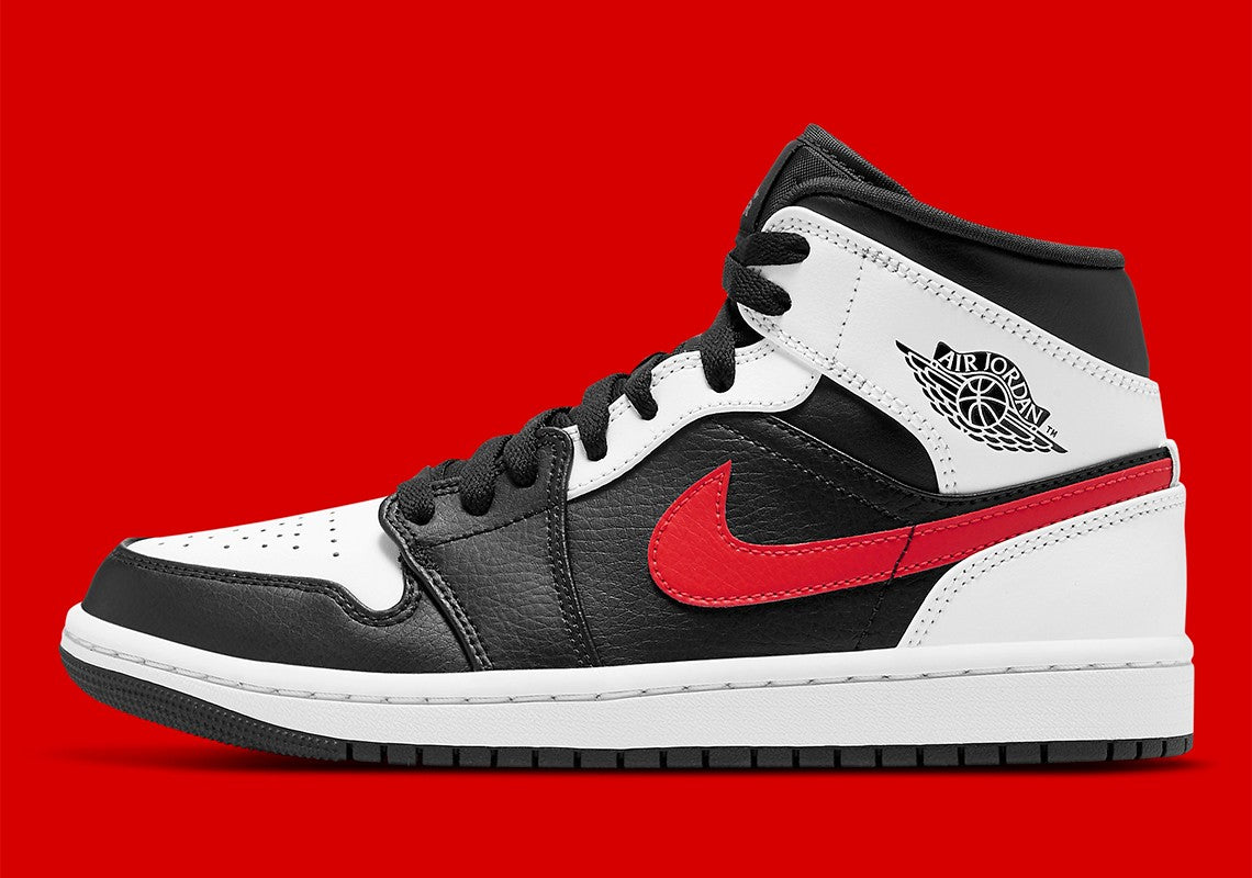 Jordan 1 Mid "Chile Red-White"