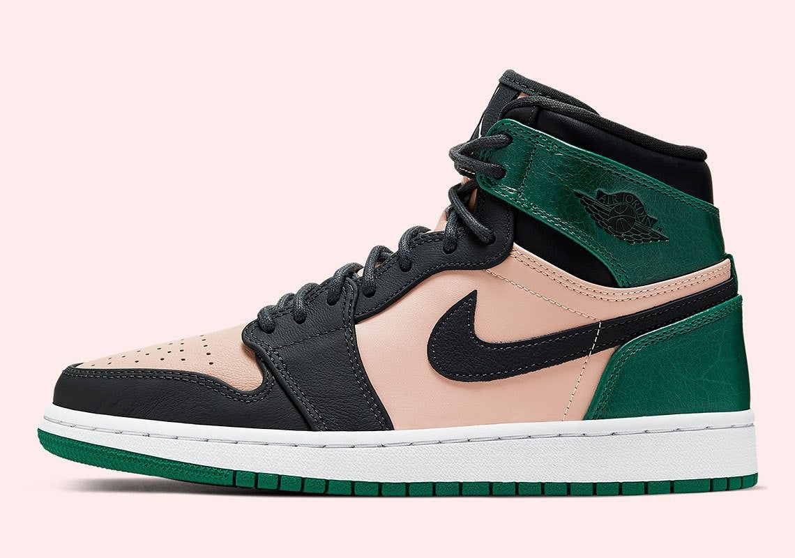 Jordan 1 High "Anthracite Mystic Green" (W)