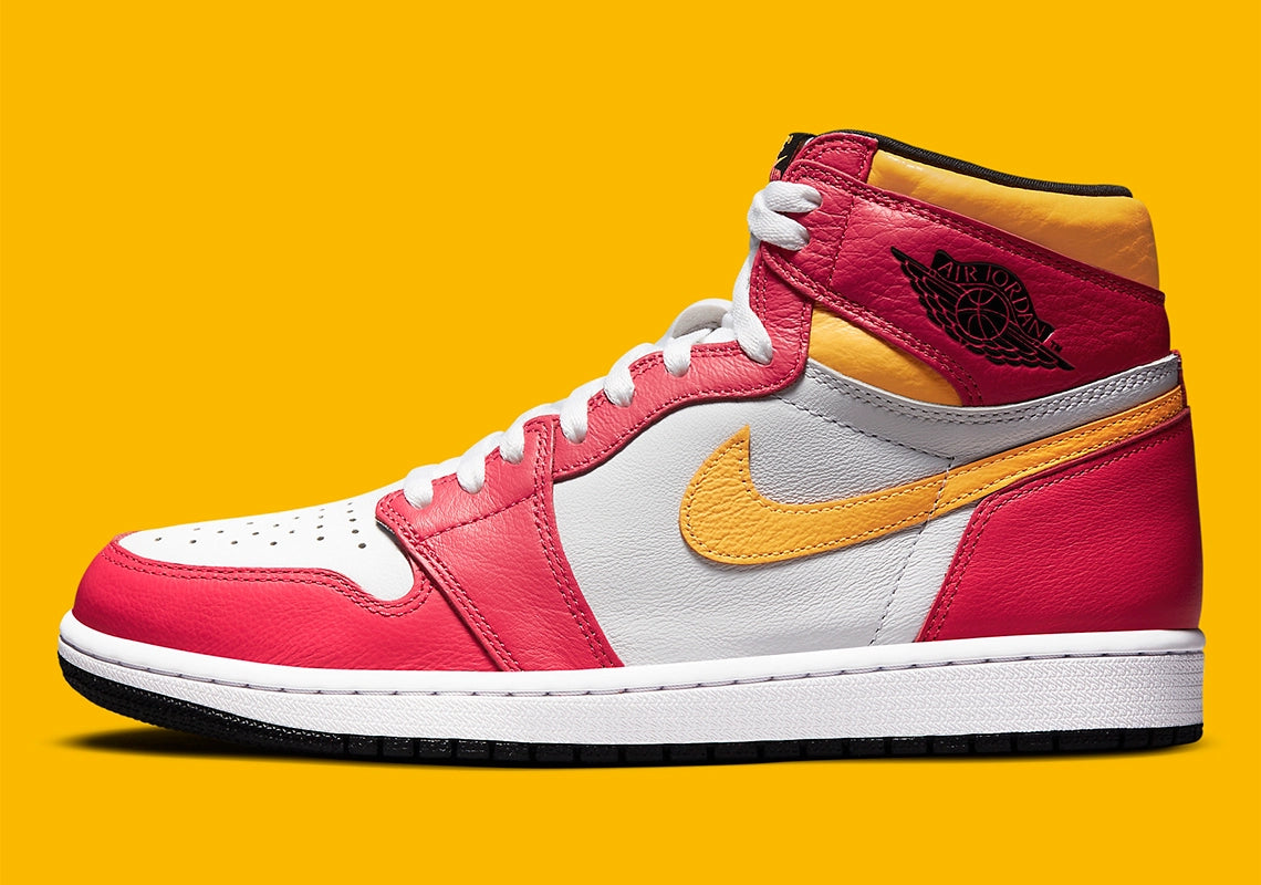 Jordan 1 High "Light Fusion Red"