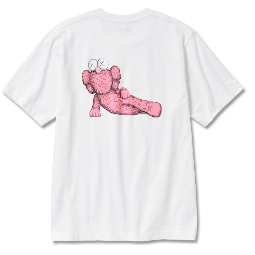 Playera Kaws x Uniqlo UT Graphic Pink