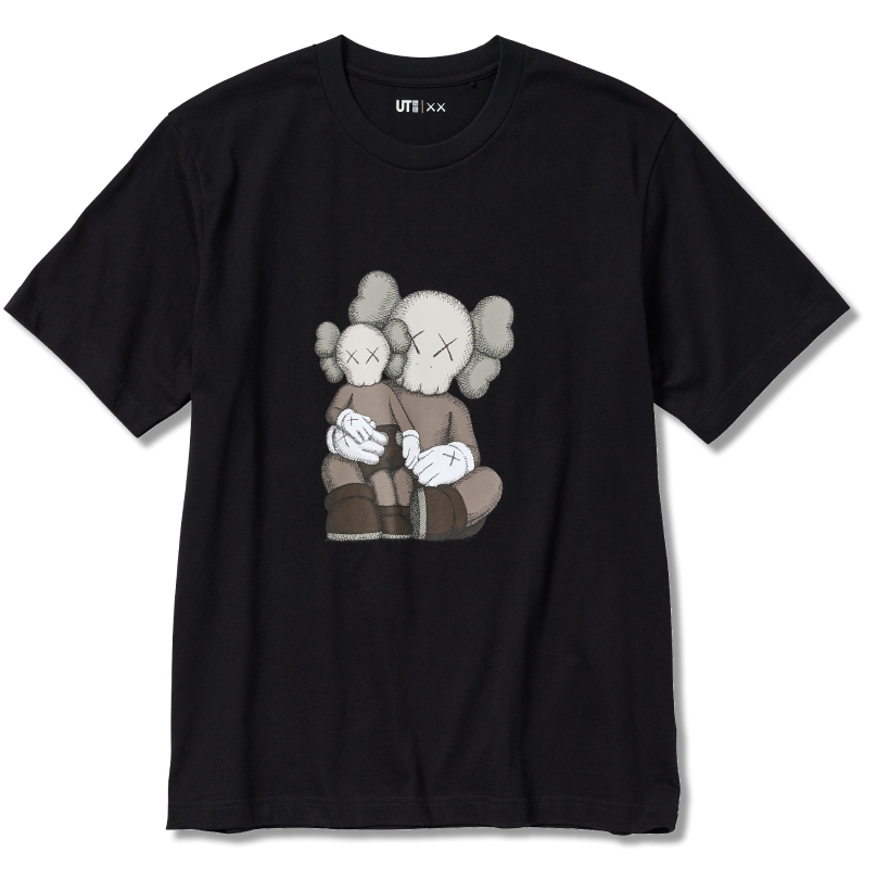 Playera Kaws x Uniqlo UT Graphic Black