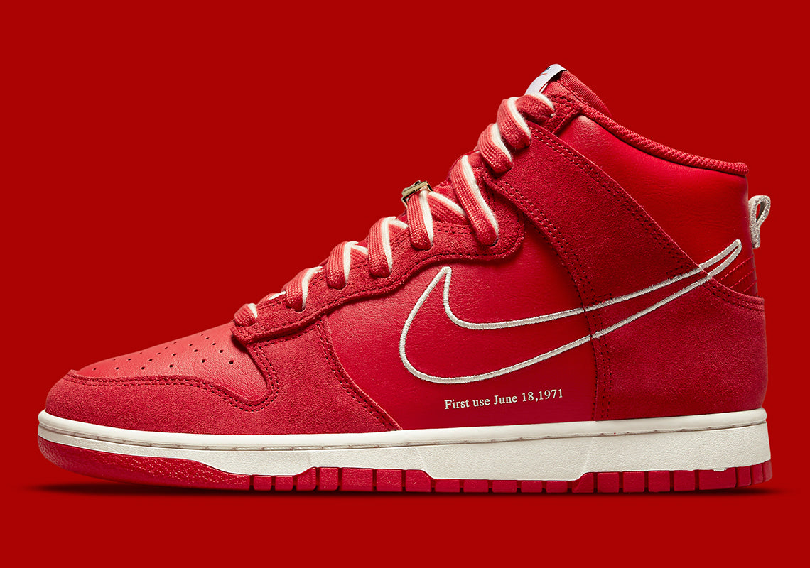 Dunks high red best sale