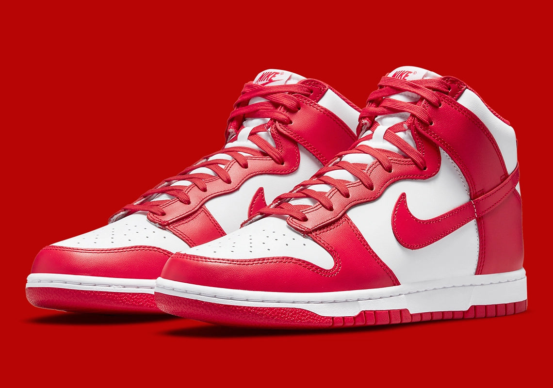Nike Dunk High "Championship White Red"