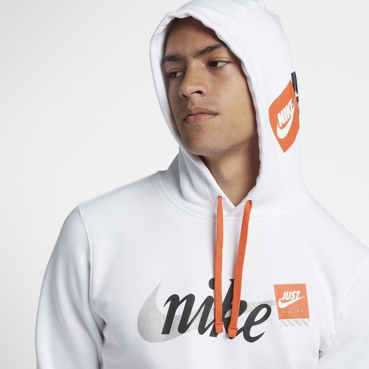 Nike Hoodie Sudadera Nike Just Do It Mujer Sudaderas Nike Blancas