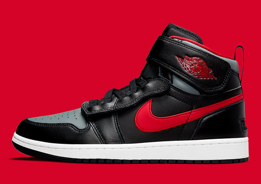 Jordan 1 High Flyease "Black Red Grey"