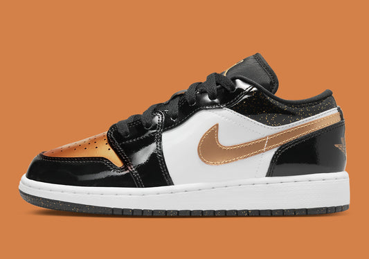 Jordan 1 Low "Metallic Gold Black"