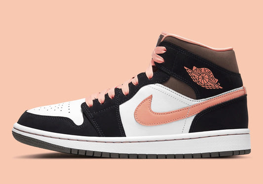 Jordan 1 Mid "Peach Mocha" (W)