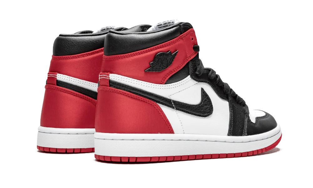 Jordan 1 High Retro Satin Black Toe W