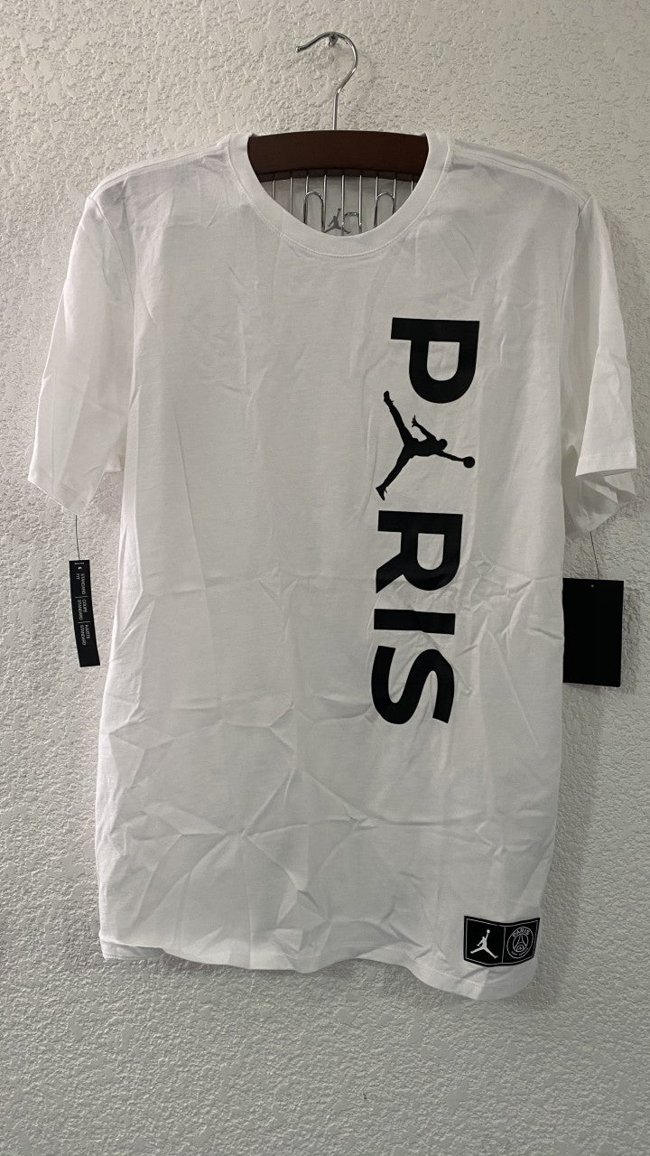 Playera psg jordan blanca hot sale